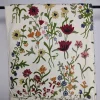 Handmade Kashmiri Crewel Fabric – Multicolor Floral Vine Design with Tulip Motifs – 5 Meter Length