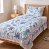 Kashmiri Bed and Pillow Cover with Kasheed Hand Crewel Embroidery