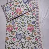 Rangrez Kashmiri Bed and Pillow Cover with Crewe Handwork