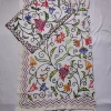 Kashmiri Bed and Pillow Cover with Hand Crewel Embroidery