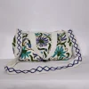 Floral White Kashmiri Duffel Bag
