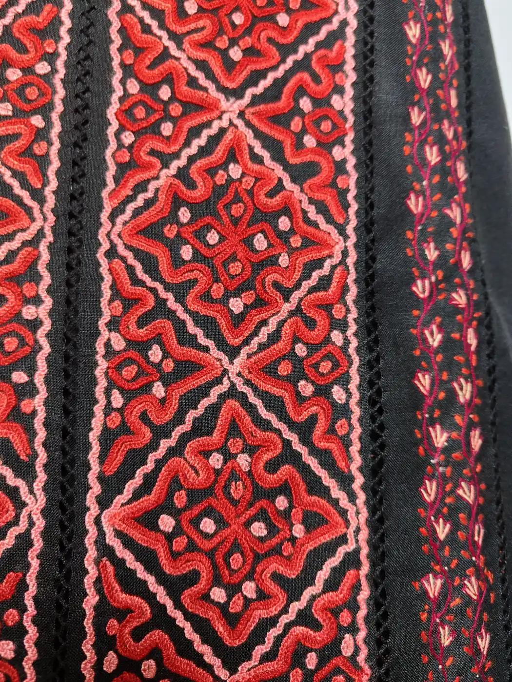 Premium Black Sozni Handwork Cotton Suit - Image 3