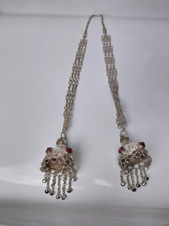 Traditional Over-the-Head Kanavaij | Long Earrings