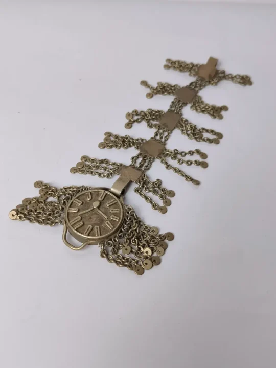 Antique Mangtikka Watch Bracelet Pairahan | Vintage Jewelry from Kashmir