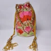 Kashmiri Beige Mithayi Bag in Round Shape