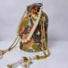 Grey Kashmiri Mithayi Bag in Round Shape