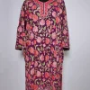 Kashmiri Purple Long Kurti Georgette with Chinari Aari Embroidery