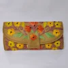 Mehrab Kashmiri Wallet in Beige with Aari Embroidery