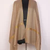Afsana Beige Kashmiri Toosha Stole for Women with Botte Tilla Embroidery