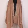 Kashmiri Saba Beige Toosha Stole for Women with Botte Tilla Embroidery