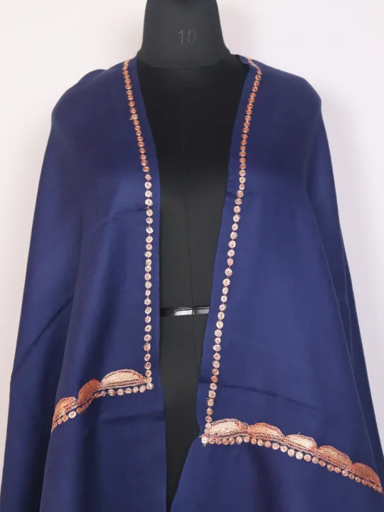 Neelam Ada Kashmiri Toosha Stole for Women with Botte Tilla Embroidery - Image 2