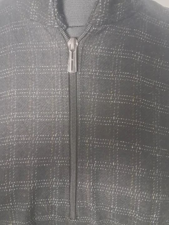 Kashmiri Tweed Shandar Black Pheran for Men - Image 2
