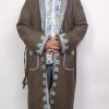 Kashmiri Shahkaar Woolen Gown for Men with Hand Aari Embroidery