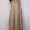 Kashmiri Kani Woolen Shawl for Men Badami Shaan with Floral Kani Work