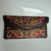 Kashmiri Leather Wallet with Gulzar Aari Embroidery