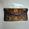 Kashmiri Leather Wallet with Aari Embroidery Noor