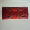 Kashmiri Pure Leather 3-Fold Wallet for Women with Gulistan Aari Embroidery