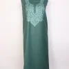 Shabnam Kashmiri 2pc Suit for Women | Teal Ruby Cotton with Hand Aari Floral Work