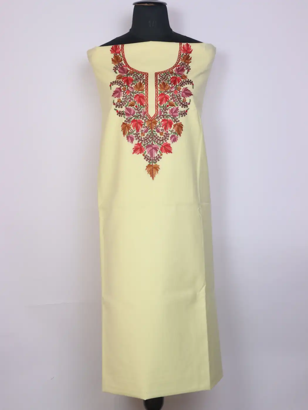 Kashmiri Gulzari 2pc Suit for Women | Ruby Cotton with Hand Aari Embroidery