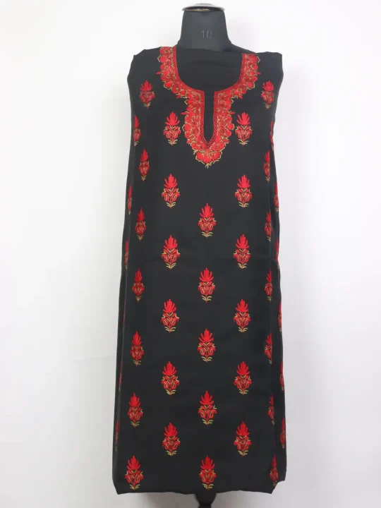 Nazakat Kashmiri 2pc Suit for Women | Summer Cool Cotton with Hand Aari Booti Work