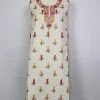 Bahaar Kashmiri 2pc Suit for Women | Summer Cool Cotton with Hand Aari Tulip Booti Work