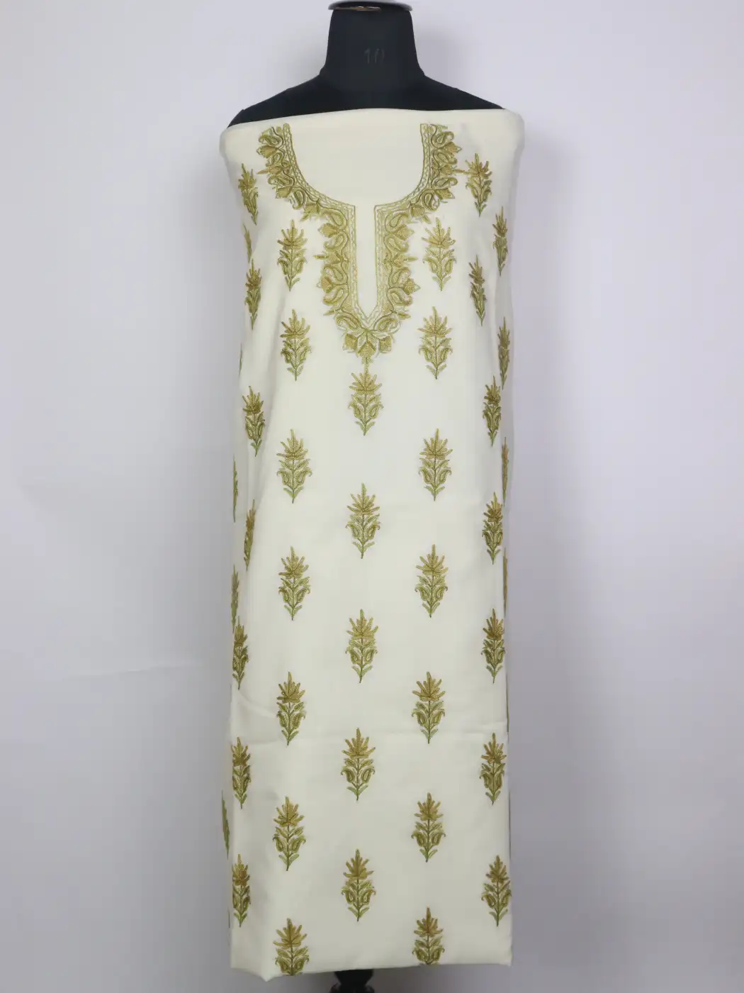Kashmiri Gulshan 2pc Suit for Women | Summer Cool Cotton with Hand Aari Chinar Booti Kaam