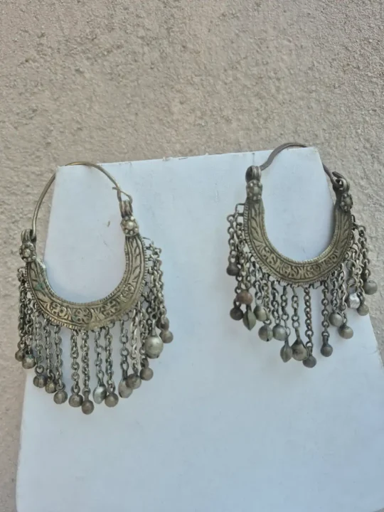 Handmade Fitoor Kashmiri Bali Earrings Vintage