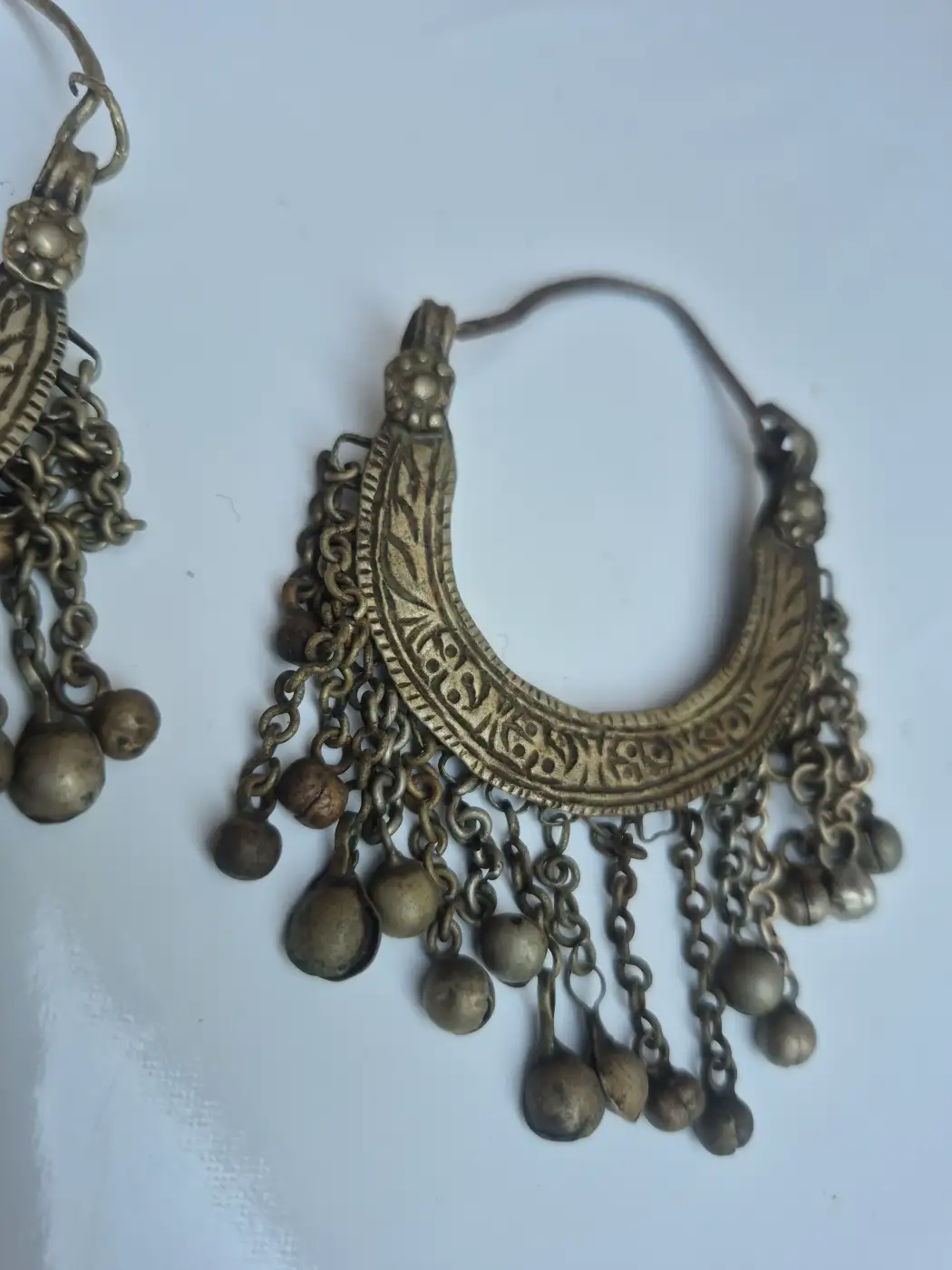 Handmade Fitoor Kashmiri Bali Earrings Vintage - Image 3