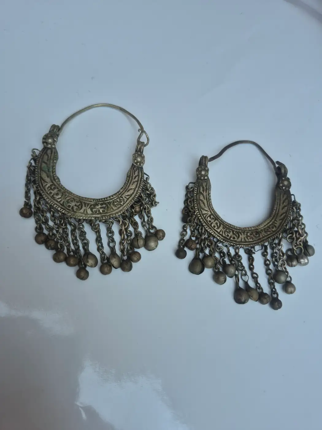 Handmade Fitoor Kashmiri Bali Earrings Vintage - Image 2