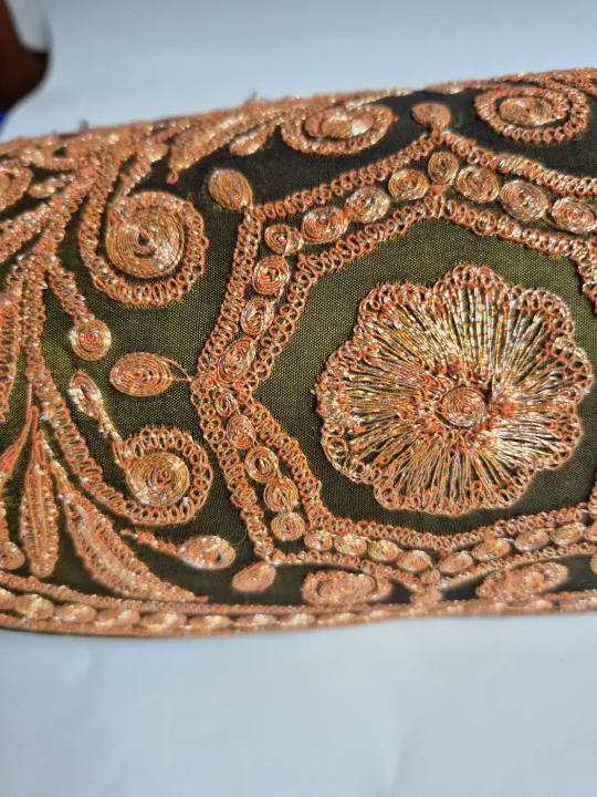 Mahraja Tilla Embroidered Kashmiri Clutch Bag - Image 2