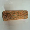 Zareena Kashmiri Silk Clutch Bag with Tilla Embroidery