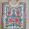 Kashmiri Canvas Hand Embroidered Kashish Floral Wooden Ring Handle Bag