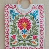Kashmiri Golaab White Dusoot Hand Embroidered Bag With Floral Work