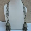 Dome Shaped Kashmiri Kanavji Handmade Earrings Vintage Over-the-Head Jewellery