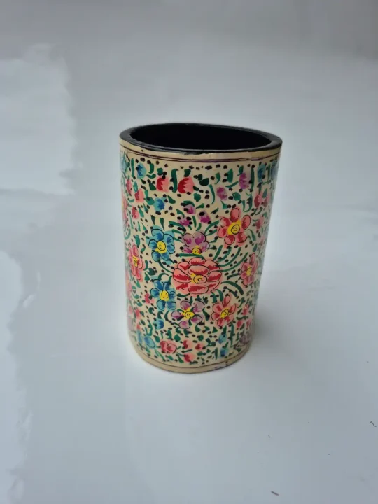 Kashmiri Aagaz Paper Machie Office Brush Pen Holder