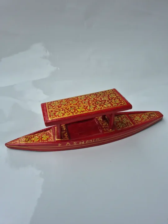 Kashmiri Paper Machie Shikara Boat – Gulkaar