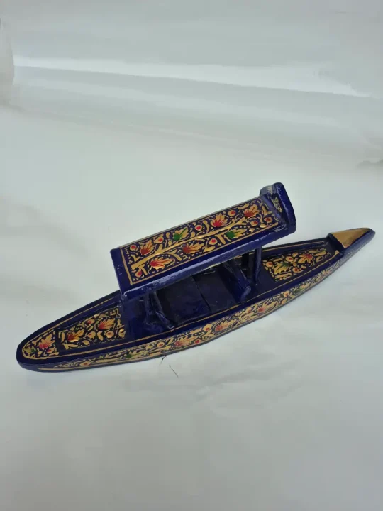 Kashmiri Walur Paper Mache Shikara Boat