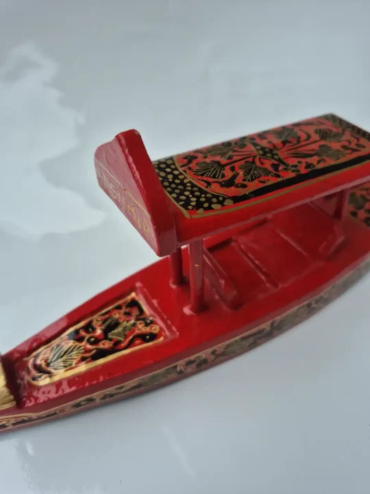 Kashmiri Paper Machie Shikara Boat Dal-lake - Image 2