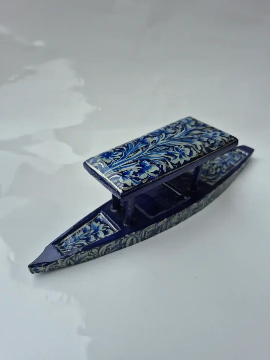 Aabshar Kashmiri Paper Machie Shikara Boat