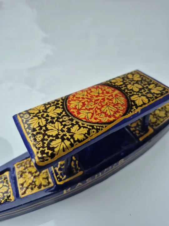 Kashmiri Sharanz-fall Paper Machie Shikara Boat - Image 3