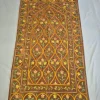 Kashmiri Brown Velvet Naaz Prayer Mat with Floral Aari Embroidery