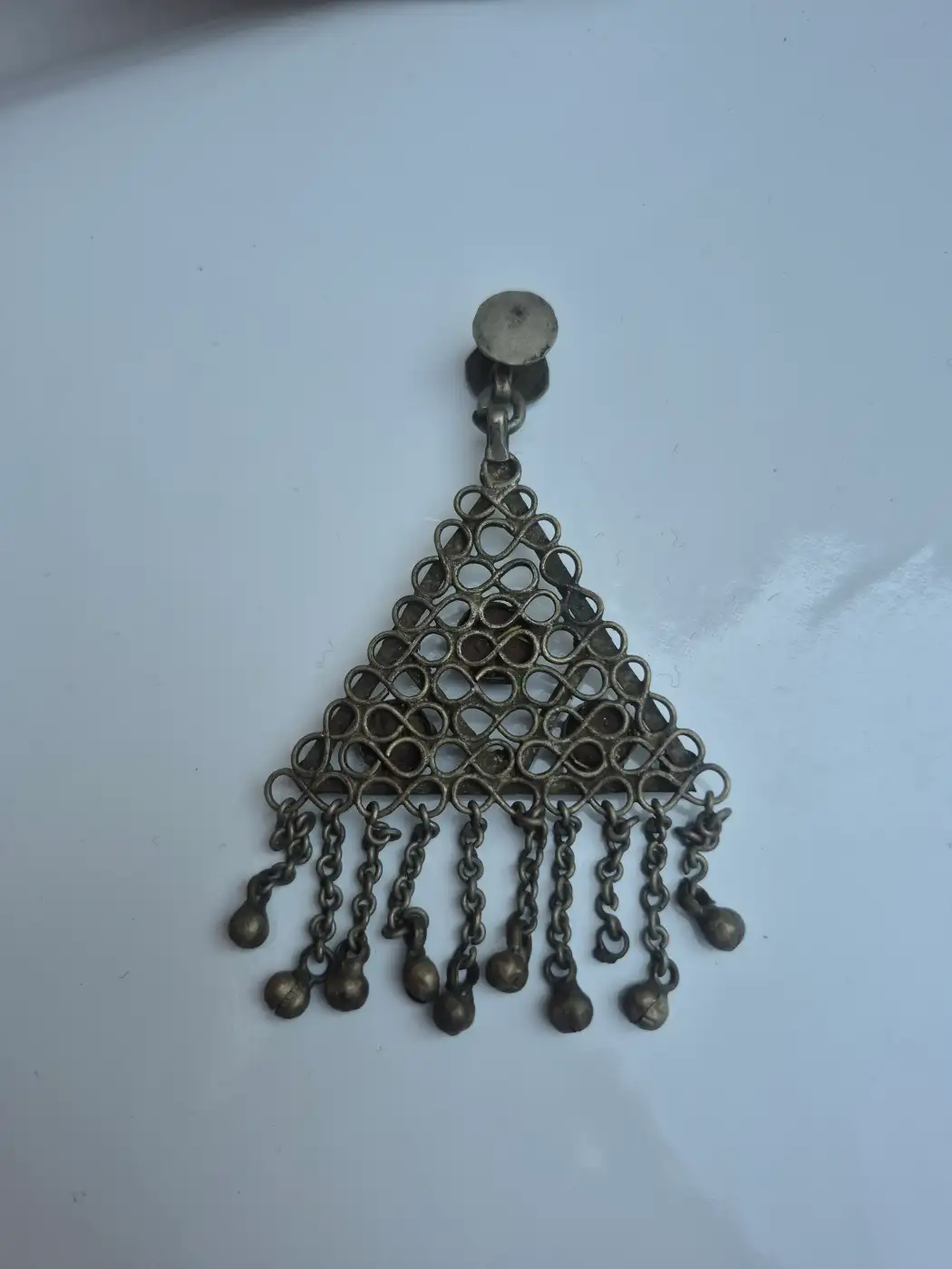 Kashmiri Vintage Tribal Button Accessory | Handmade - Image 2