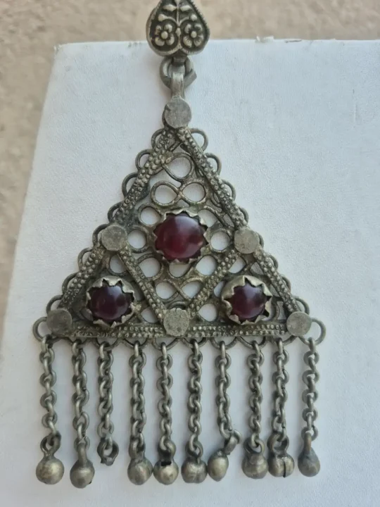 Kashmiri Vintage Tribal Button Accessory | Handmade
