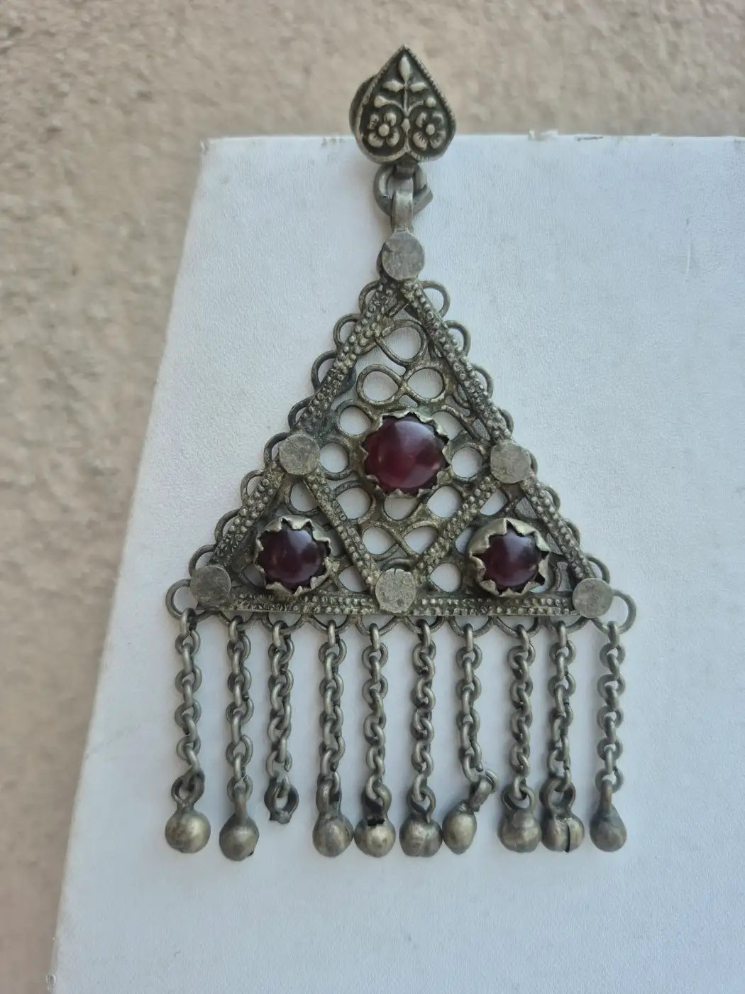 Kashmiri Vintage Tribal Button Accessory | Handmade - Image 4
