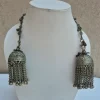 Handmade Vintage Kashmiri Kanavji Earrings  Over-the-Head Jewellery