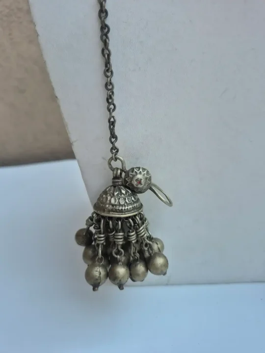 Kashmiri Kanavji Earrings Handmade Andaaz Vintage Over-the-Head Jewellery - Image 3