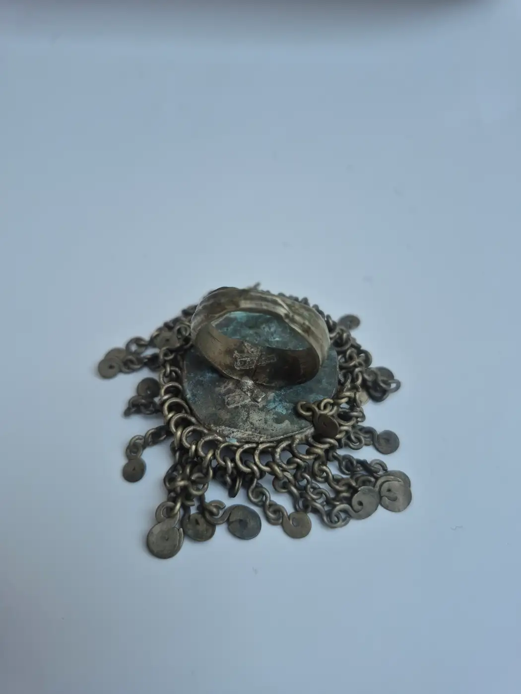 Kashmiri Handmade Ring | Vintage Angoothi or Waeej Naqsh Traditional Style - Image 2
