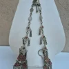 Handmade Kashmiri Jalva Mang Tikka with Attached Earrings Vintage Traditional Jewellery