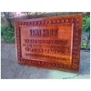 Wooden Nameplate for Home, Office, etc Entrance Outdoor | Handmade with Kashmiri Walnut Wood | 24*18