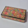 Gulrukh Golden Kashmiri Paper Mache Flat Meter Box